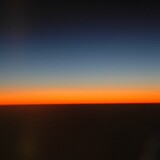 Sonnenaufgang  Sonnenaufgang vom Flugzeug aus