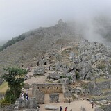 Machu Picchu im Nebel
