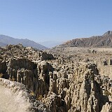 Mondlandschaft bei La Paz  Mondlandschaft bei La Paz