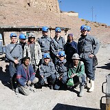 Gruppenfoto bei der Silbermine in Potosi  Gruppenfoto bei der Silbermine in Potosi
