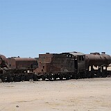 Eisenbahnfriedhof in Uyuni  Eisenbahnfriedhof in Uyuni