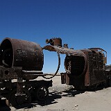 Eisenbahnfriedhof in Uyuni  Eisenbahnfriedhof in Uyuni