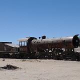 Eisenbahnfriedhof in Uyuni  Eisenbahnfriedhof in Uyuni