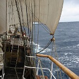 IMG 0196  Hatten ein wenig schlechtes Wetter erwischt. MS Bark Europa